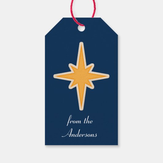 静かクリスマス天使 ギフトタグ (裏面)