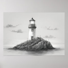 「静かセンチネル」プリント、ポスター ポスター