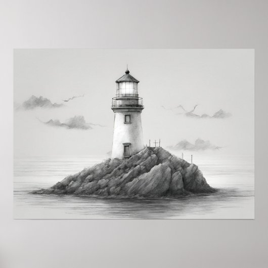 「静かセンチネル」プリント、ポスター ポスター (正面)