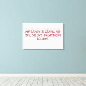 静かトリートメント キャンバスプリント (インサイチュ (ウッドフロア))