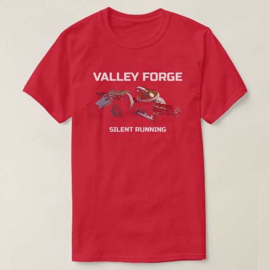 静かランニングの1972年The Valley Forge Ready Player Tシャツ (デザイン正面)