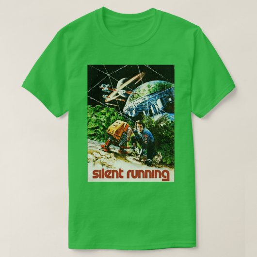 静かランニングの Tシャツ (デザイン正面)