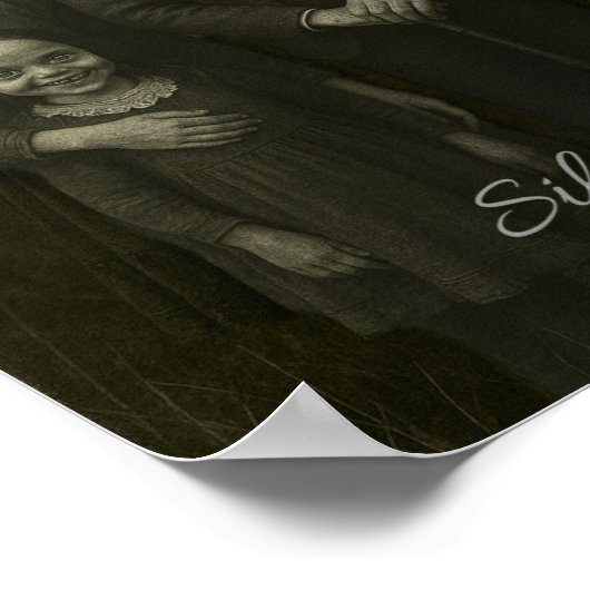 静か伝統 ポスター (角)