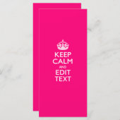 静か保にテキストをピンクに (正面/裏面)