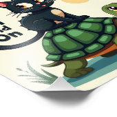 静か保に乗り続ける フォトプリント            (角)