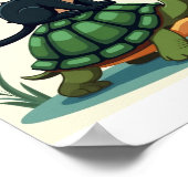 静か保に乗り続ける ポスター (角)