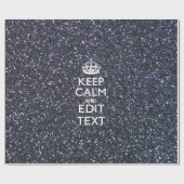 静か保に24時にテキストを入力 ラッピングペーパー (フラット)