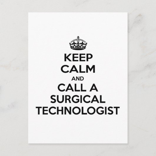 静か保に、外科技術者と呼ぶ ポストカード (正面)