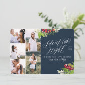 静か夜の写真数々ののホリデーカード シーズンカード (スタンド正面)