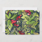 静か夜の写真数々ののホリデーカード シーズンカード (裏面)