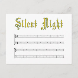 静か夜はがき ポストカード