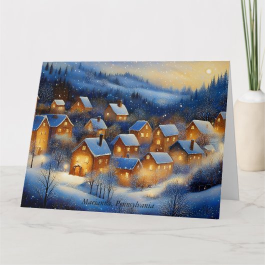 静か夜 カード (正面)