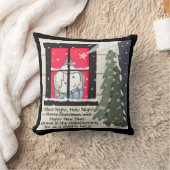 静か夜 クッション (ブランケット)