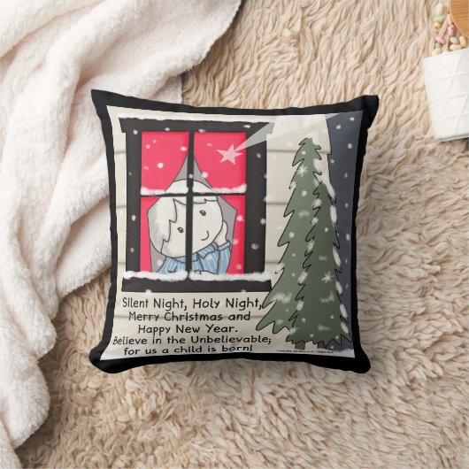 静か夜 クッション (ブランケット)