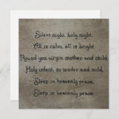 静か夜 シーズンカード (正面/裏面)