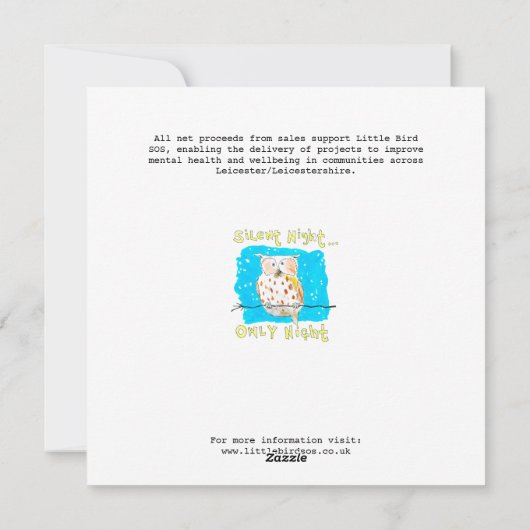 静か夜 シーズンカード (裏面)