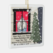 静か夜 セラミックオーナメント (右)