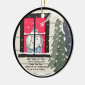 静か夜 セラミックオーナメント (左)