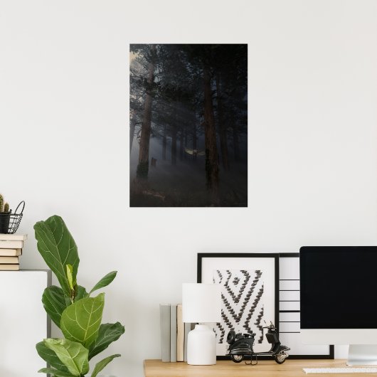 静か夜 ポスター (ホームオフィス)