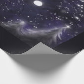 静か夜 – ロマンチックな休日の雪景色 ラッピングペーパー (角)