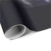 静か夜 – ロマンチックな休日の雪景色 ラッピングペーパー (ロールコーナー)