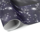 静か夜 – ロマンチックな休日の雪景色 ラッピングペーパー (ロールコーナー)