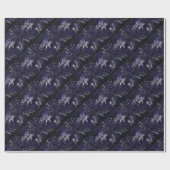 静か夜 – ロマンチックな休日の雪景色 ラッピングペーパー (フラット)