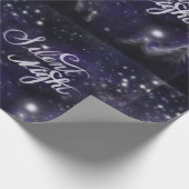 静か夜 – ロマンチックな休日の雪景色 ラッピングペーパー (角)