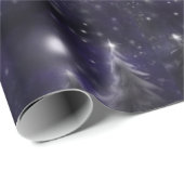 静か夜 – ロマンチックな休日の雪景色 ラッピングペーパー (ロールコーナー)