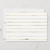 静か夜 |金ゴールドクロスと写真 シーズンカード (裏面)