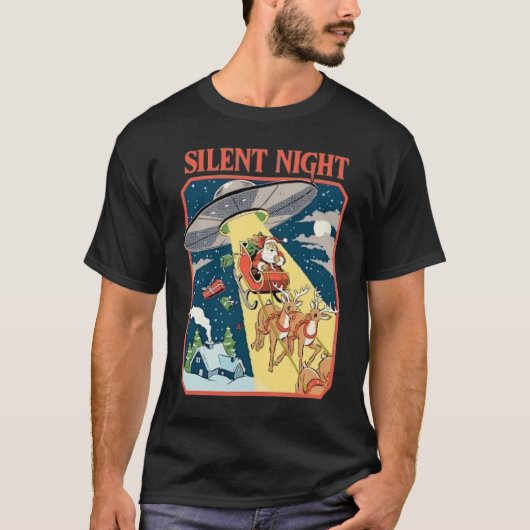 静か夜 Tシャツ (正面)