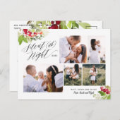 静か数々の赤緑おもしろい色 シーズンポストカード (正面/裏面)