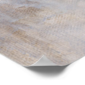 静か時 – 抽象芸術ウォールアー絵を描トプリント ポスター (角)