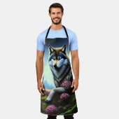 静か森の精霊 エプロン (着用した状態)