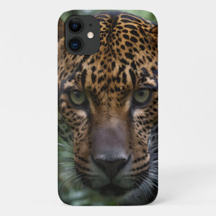 「静か狩人:ジャガーの森の茎」 iPhone 11 ケース