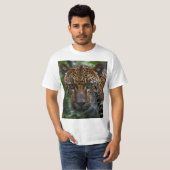 「静か狩人:ジャガーの森の茎」 Tシャツ (正面フル)