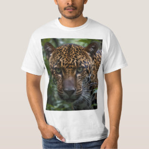 「静か狩人:ジャガーの森の茎」 Tシャツ