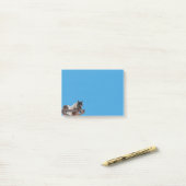 静か疑問に思後のノート ポストイット (デスク上)