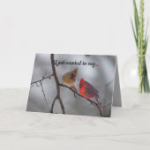 静か疑問に思恋しく思私の''カード。 シーズンカード (正面)