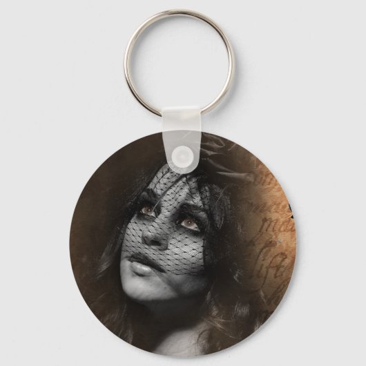 静か祈りの言葉 キーホルダー (正面)