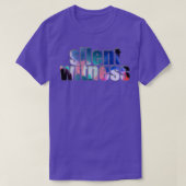 静か証人 Tシャツ (デザイン正面)