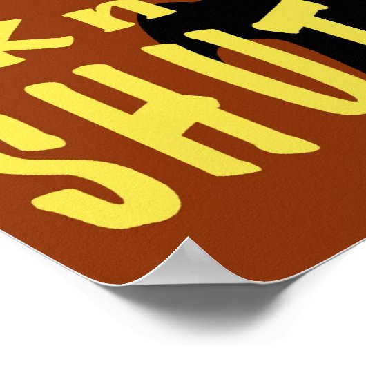 静か!! ポスター (角)