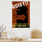 静か!! ポスター (キッチン)