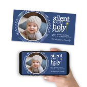 静かNight, Holy Night Christian Christmas Photo シーズンカード