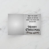 静かNights & Winter Peace: ユニーク Holiday Wishe カード (内部)