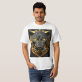 「静かProwler: 素晴らし Black Panther Artwork」 Tシャツ (正面フル)