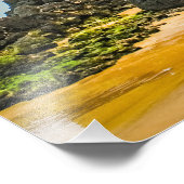 静けさとモーションアットダウンヒルビーチ フォトプリント            (角)