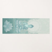 静けさと落ち着きのための美しい仏像ヨガマット ヨガマット (正面(横))