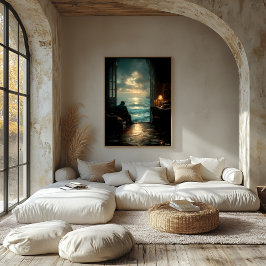 静けさの向こうの海 キャンバスプリント