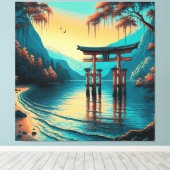 静けさの囁き聖門 キャンバスプリント (インサイチュ (ウッドフロア))